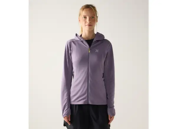 Haglöfs L.I.M Mid Multi Hood dámská mikina s kapucí Purple Fog