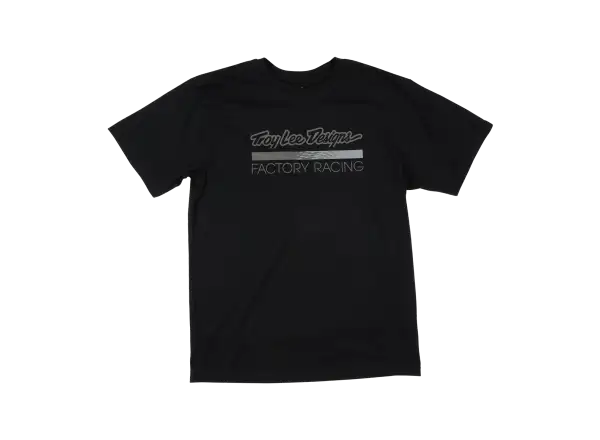 Troy Lee Designs Factory Racing pánské triko krátký rukáv Black/Reflective