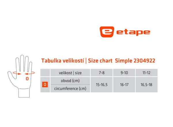 Etape Simple 2.0 dětské rukavice lila/růžová