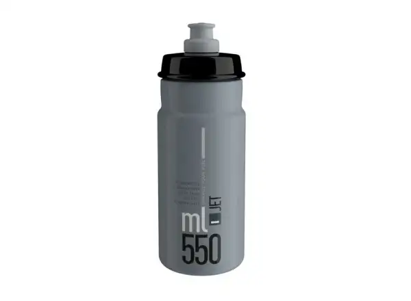 Elite Jet lahev 550 ml šedá/černé logo