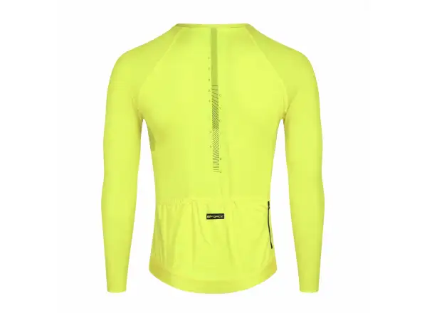 Force Sway cyklistický dres dlouhý rukáv fluo