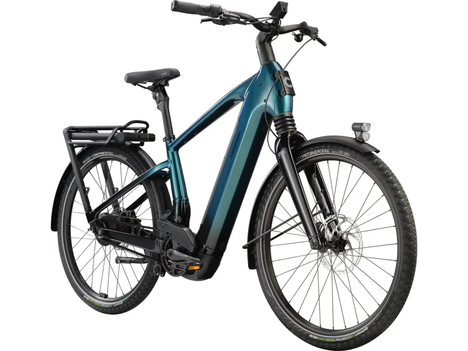 Cannondale Mavaro 1 městské elektrokolo Deep Teal
