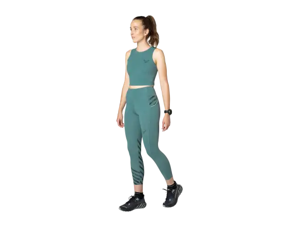 Dynafit Trail Crop Top dámské triko bez rukávů Atlantic