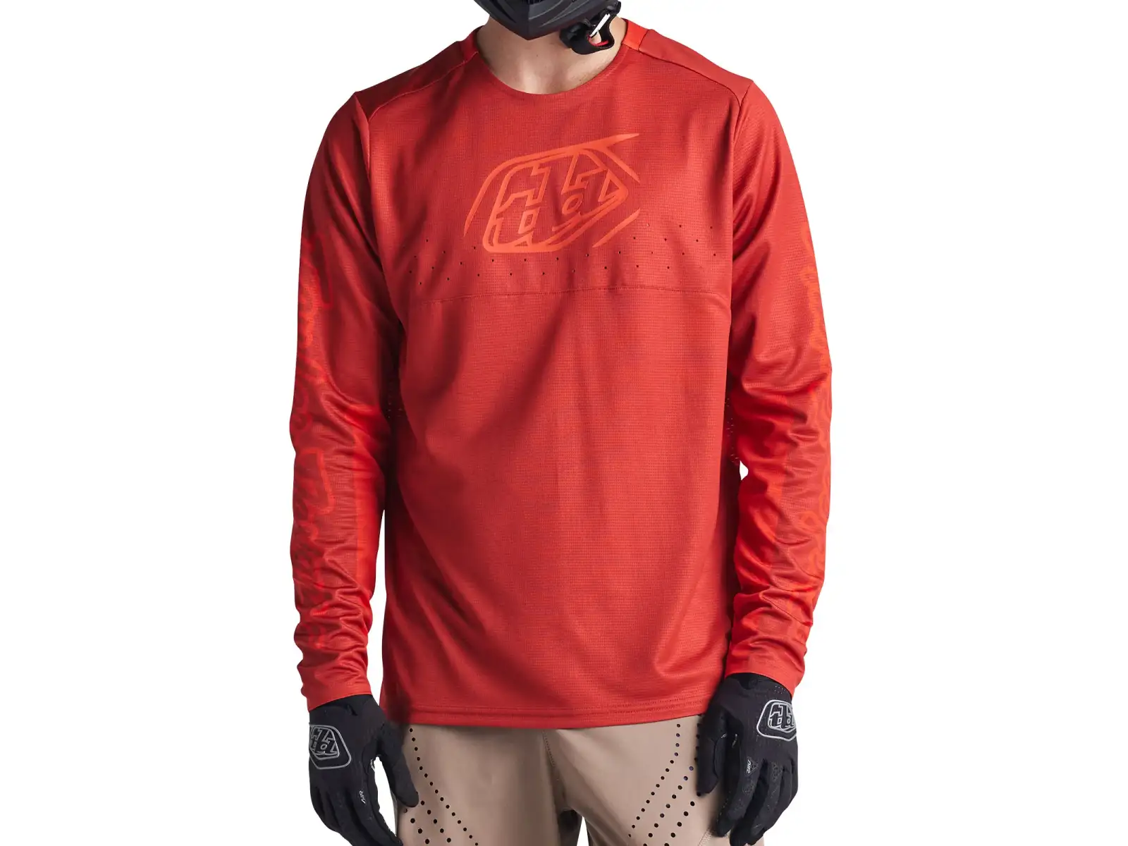 Troy Lee Designs Sprint Icon pánský dres dlouhý rukáv Fire Orange