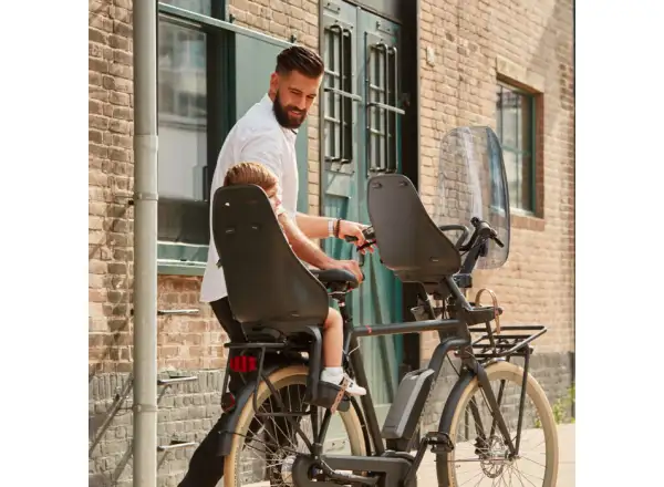 Urban Iki dětská sedačka s adaptérem na představec Bincho Black/Kurumi Brown