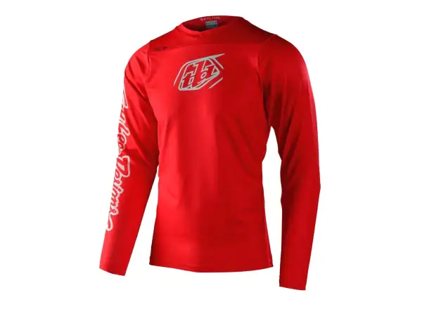Troy Lee Desings Skyline Chill Iconic pánský dres dlouhý rukáv Fiery Red