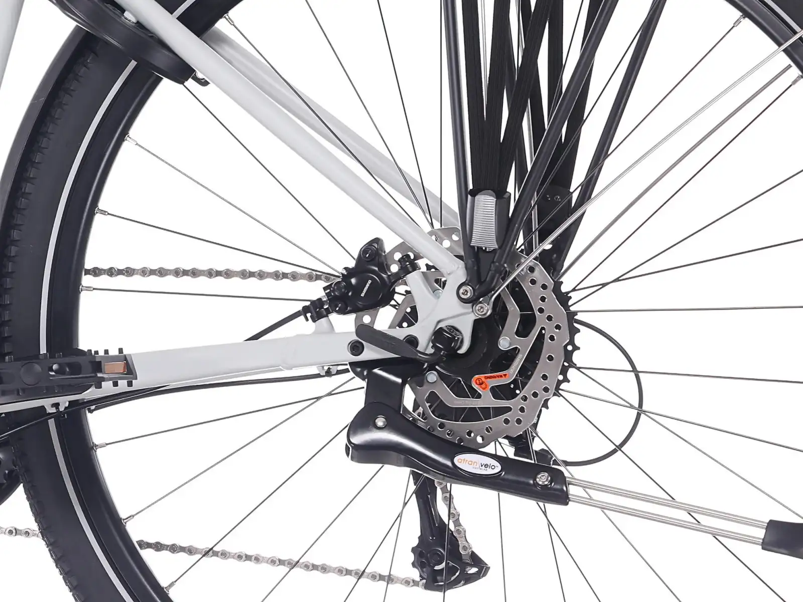 Rock Machine Rokk 40 Easy Entry trekingové kolo Gloss Limerock Grey