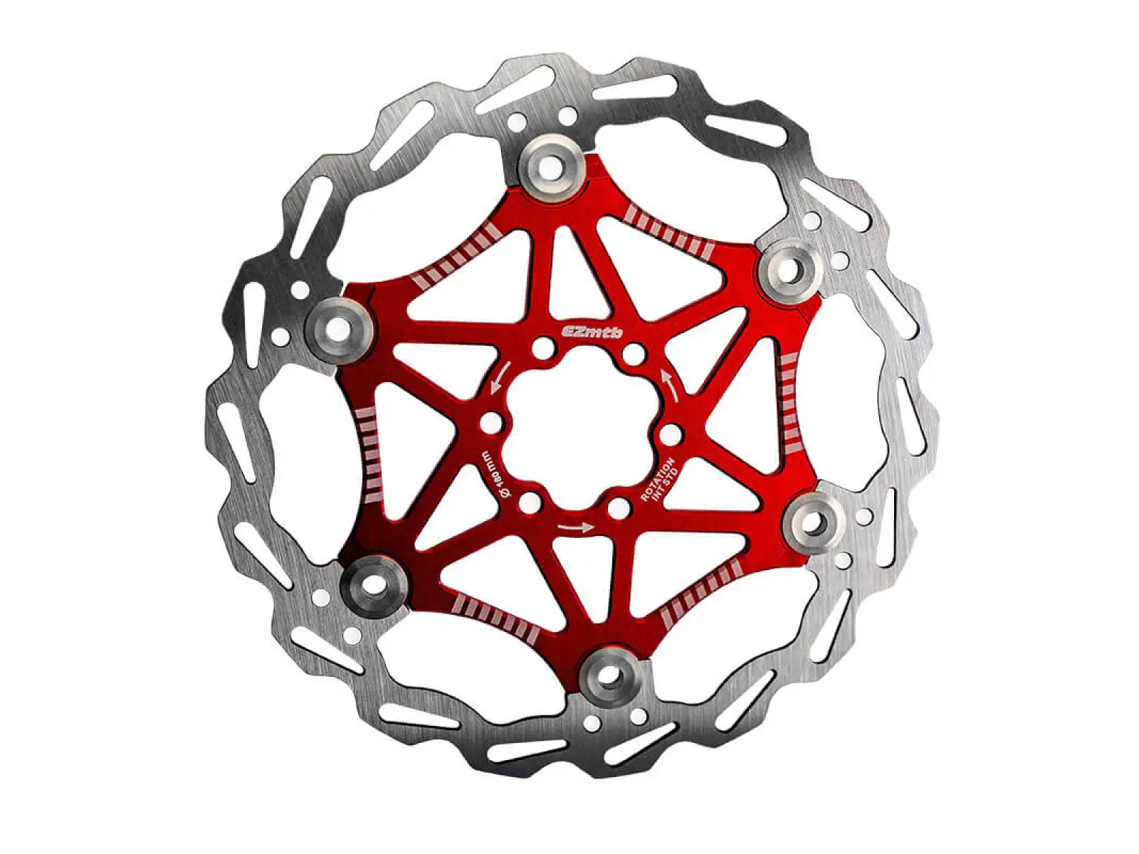 EZmtb brzdový kotouč 180 mm červená