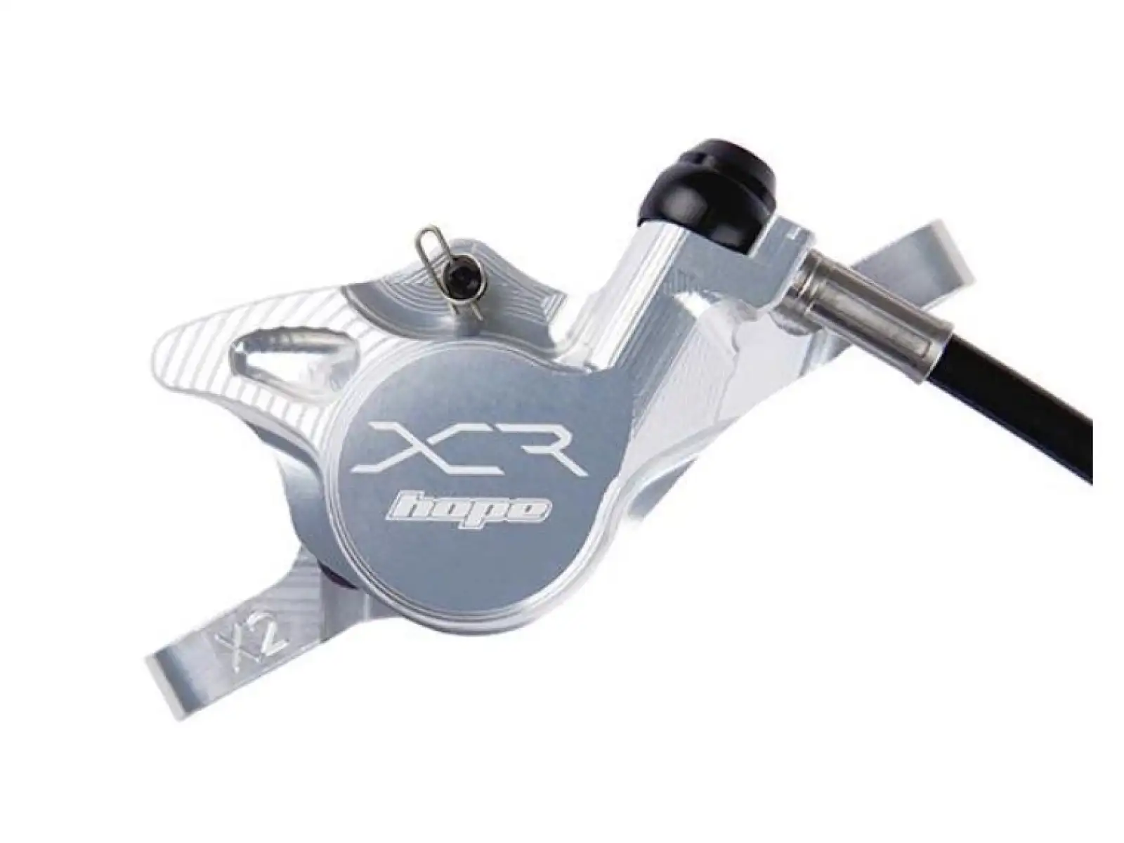Hope XCR Pro X2 zadní brzda stříbrná/černá