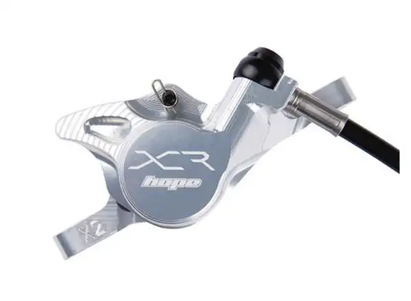 Hope XCR Pro X2 zadní brzda stříbrná/černá