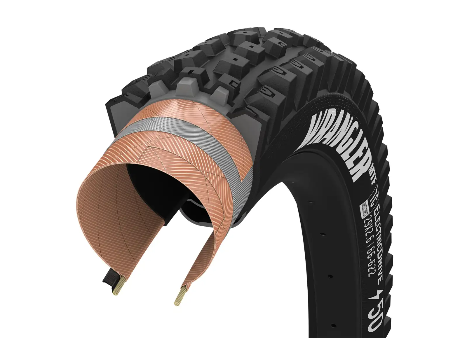 Goodyear Wrangler MTF ElectricDrive Tubeless Complete 29x2,60" MTB plášť kevlar
