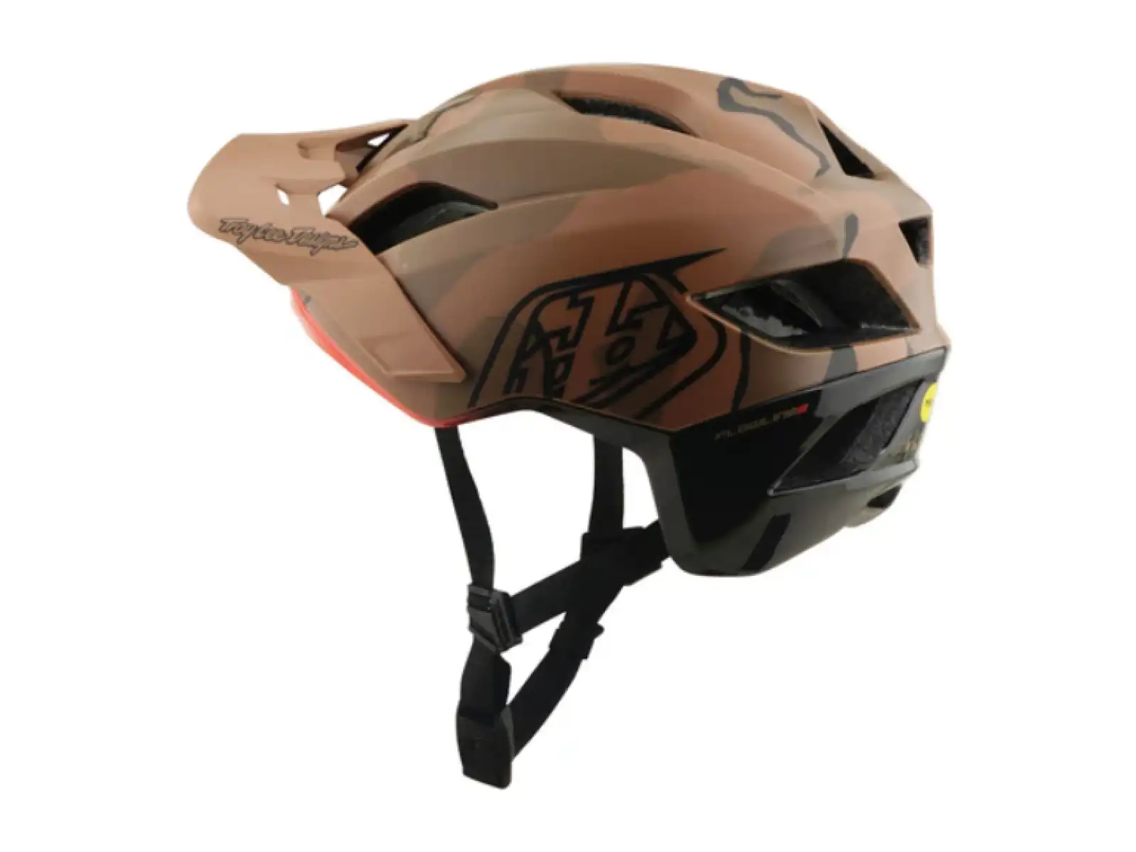 Troy Lee Designs Flowline SE MIPS přilba Badge Sienna Camo