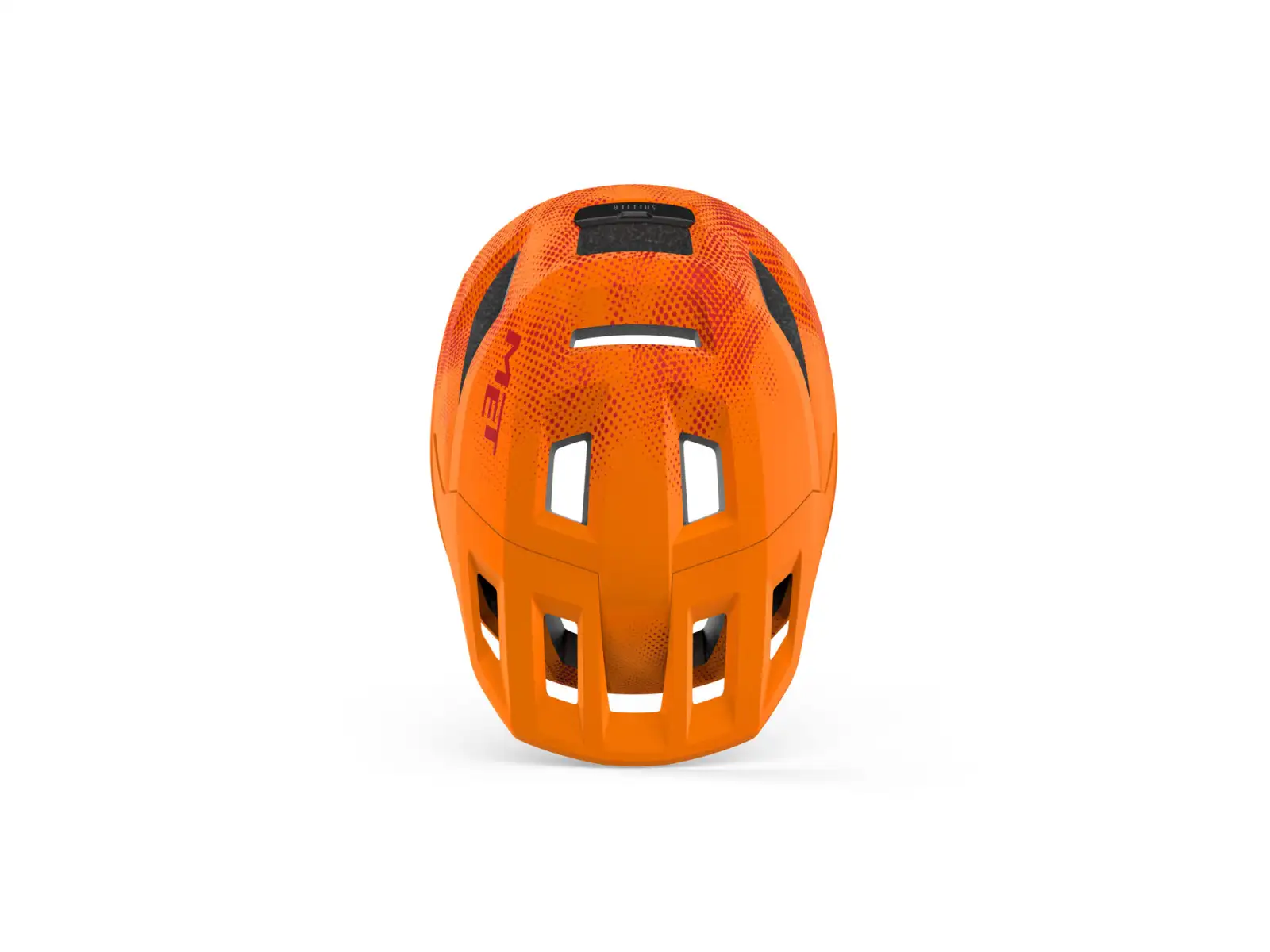 MET Shelter Youth dětská přilba Orange Red