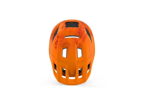MET Shelter Youth dětská přilba Orange Red