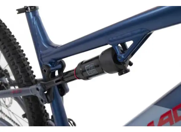 Rock Machine Blizzard INT e30-29 Matt Metalic Blue/Red celoodpružené elektrokolo