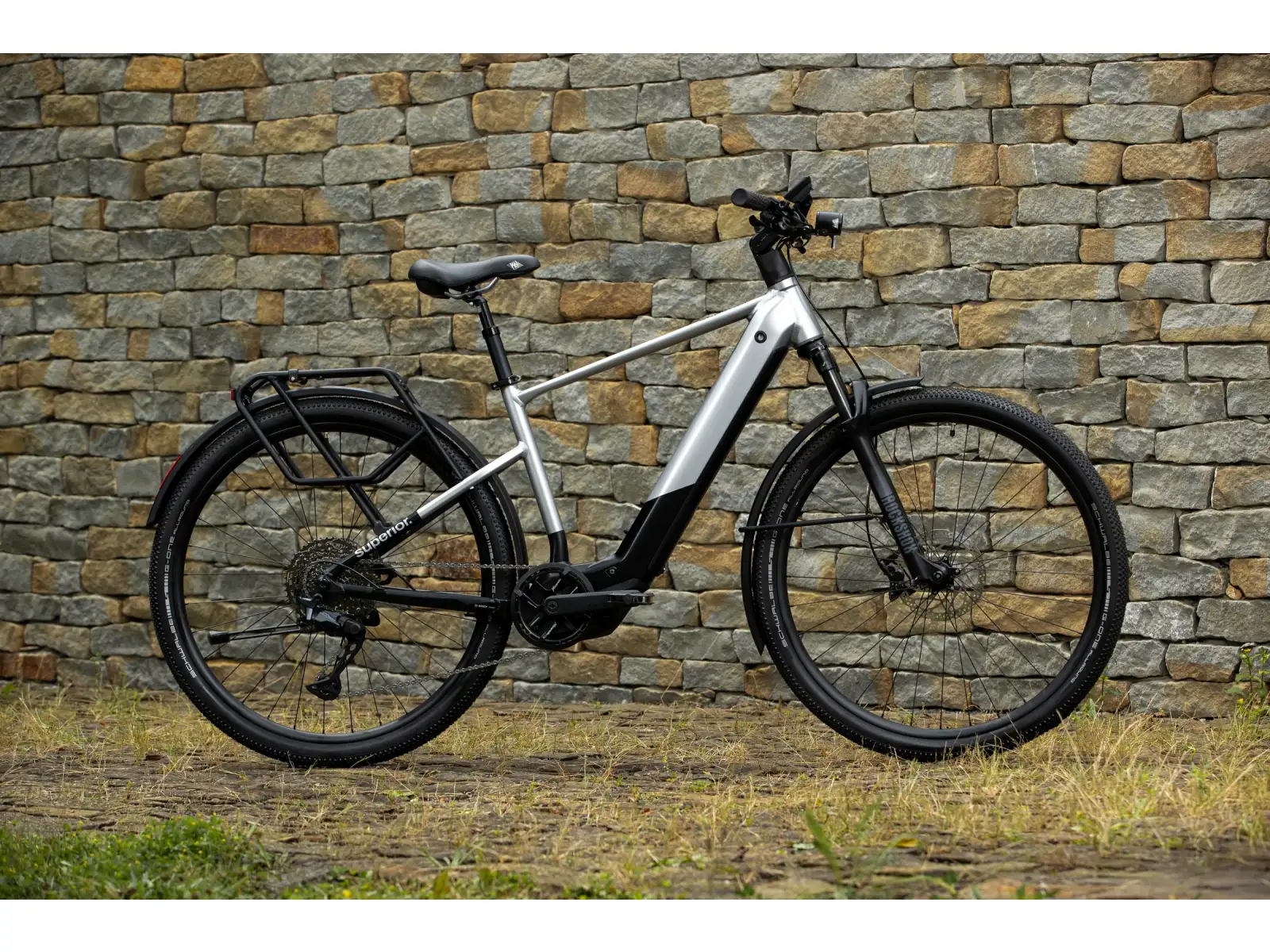 Superior eBLOX 6.5 mestské elektrokolo Matte Dark Chrome/Black