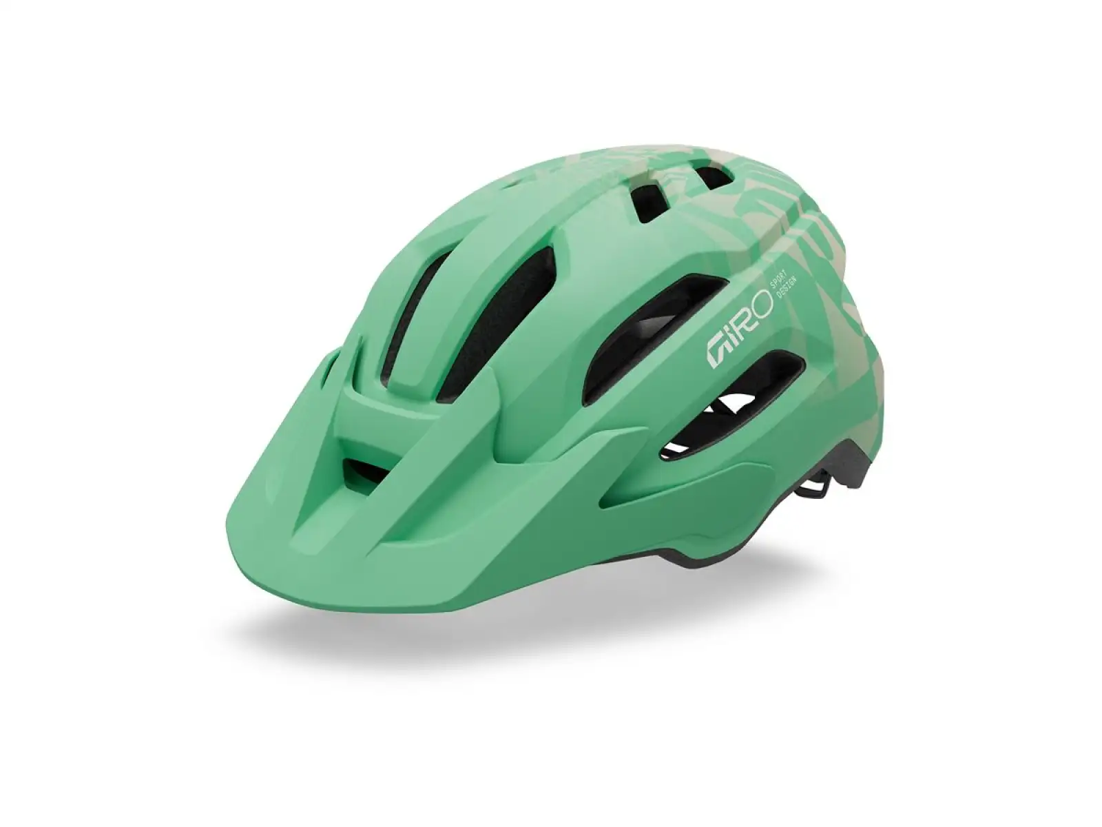 Giro Fixture II Youth dětská přilba Mat Green Rush