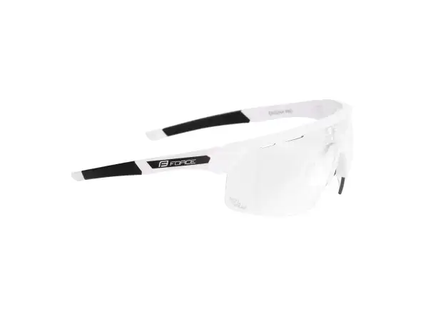 Force Enigma Pro cyklistické brýle bílé lesk/fotochromatické sklo