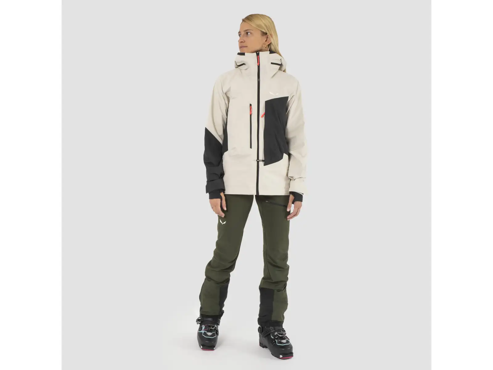 Salewa Sella 3L Powertex dámská bunda Oatmeal/0910