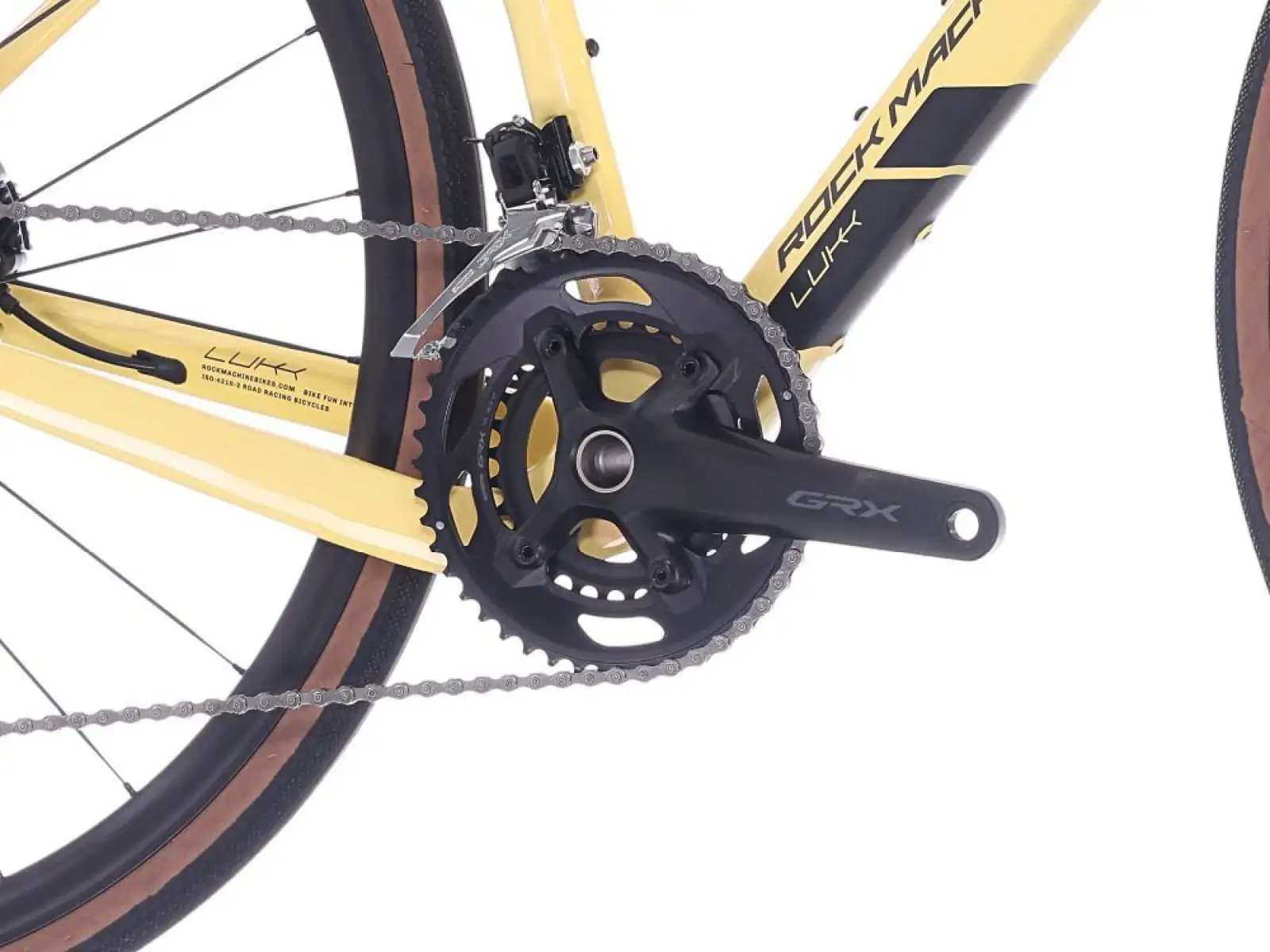 Rock Machine Lukk CR 60 gravel kolo Gloss Sulfur Yellow