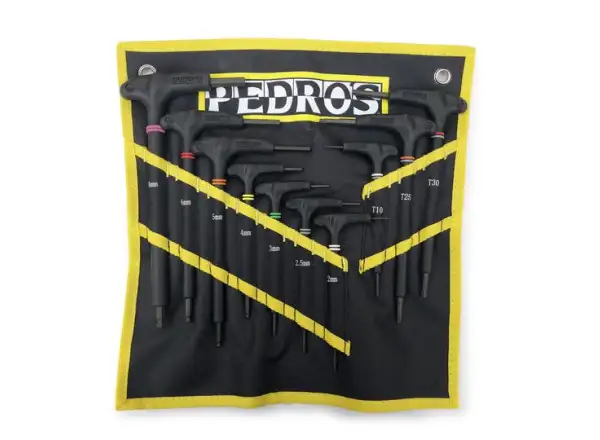 Pedros Pro T/L sada imbusových a Torx klíčů 10 ks
