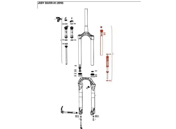 Rock Shox Solo Air Spring náhradní pružina pro Judy 30