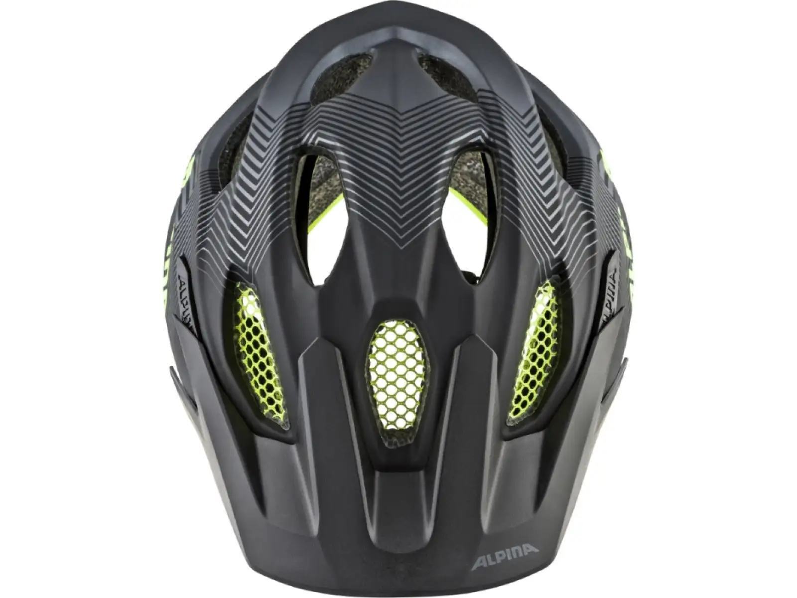 Alpina Carapax Jr. dětská přilba black/neon/yellow