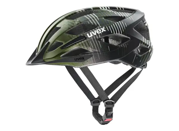 Uvex Air Wing 2 CC dětská přilba Dark Olive-Black Matt