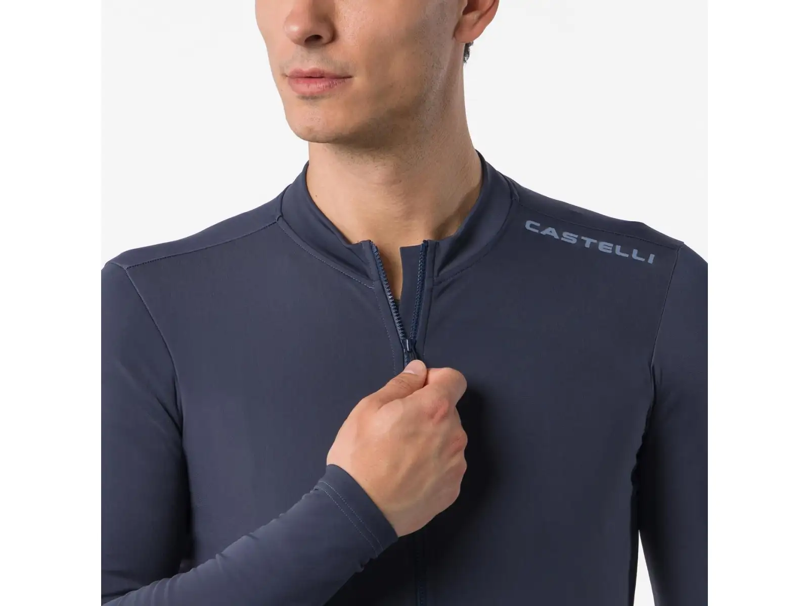 Castelli Espresso Thermal 2 pánský dres dlouhý rukáv Twilight blue