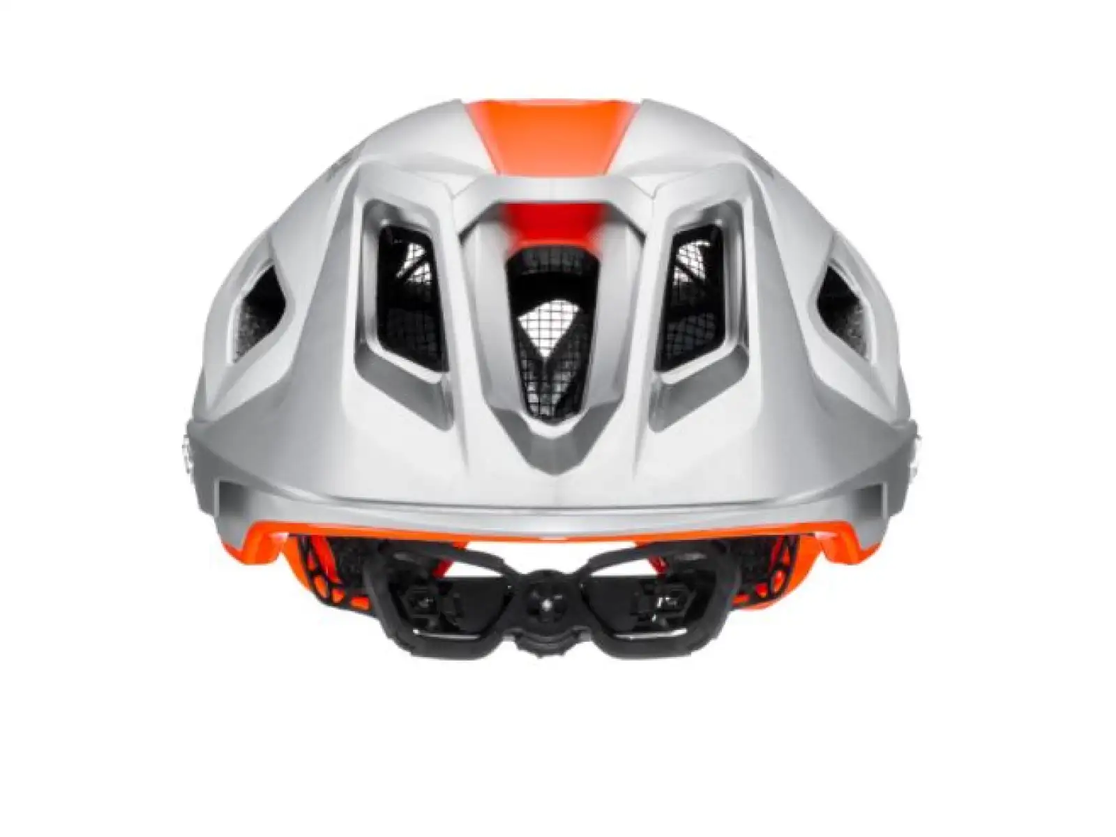 Uvex Quatro Integrale MTB přilba Silver/Orange Mat