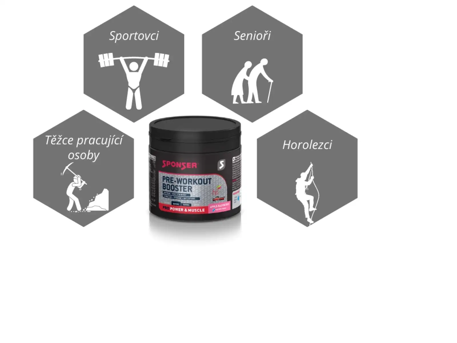 Sponser Pre-workout Booster předtréninkový booster 256 g