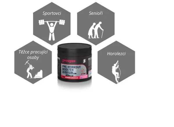 Sponser Pre-workout Booster předtréninkový booster 256 g
