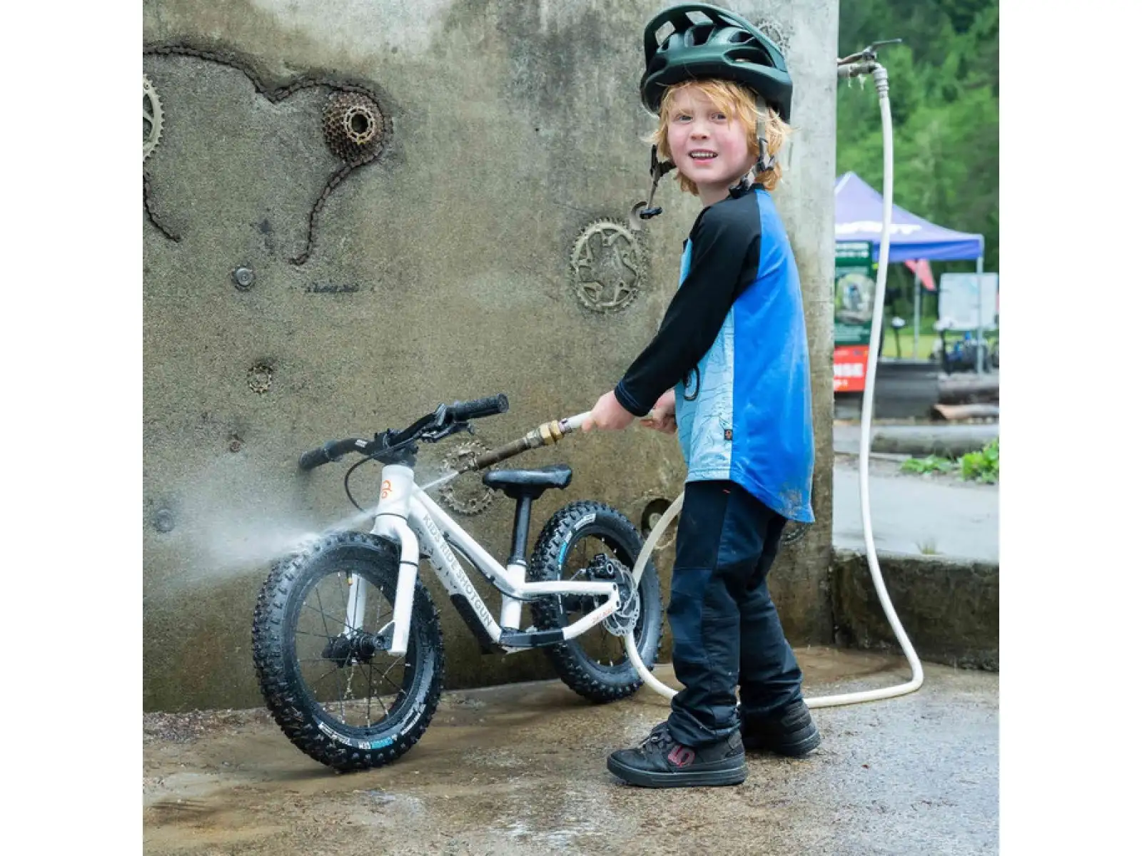 Kids Ride Shotgun Dino Windproof dětský dres dlouhý rukáv