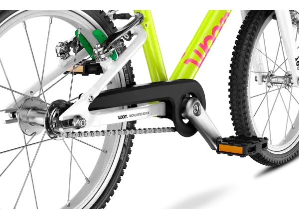 Woom GO 3 Automagic dětské kolo neon lime