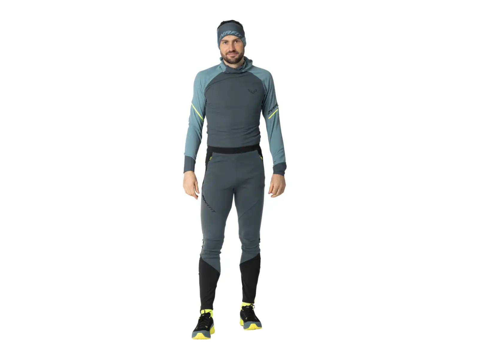 Dynafit Alpine Softshell Hybrid pánské běžecké kalhoty Cinder