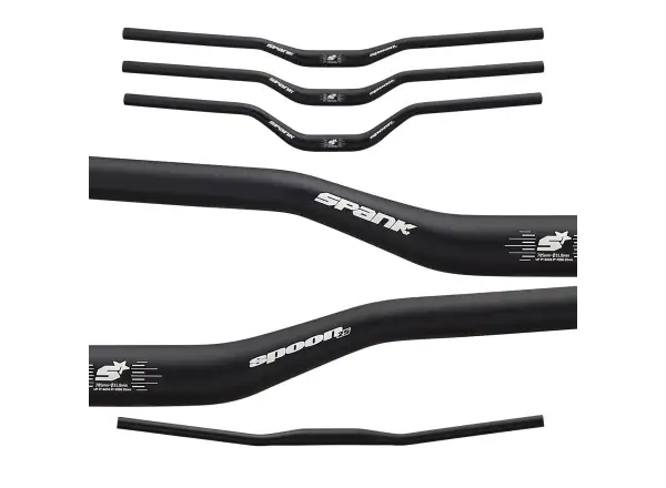 Spank Spoon 318 riser 40 mm alu řídítka černá - Nebaleno