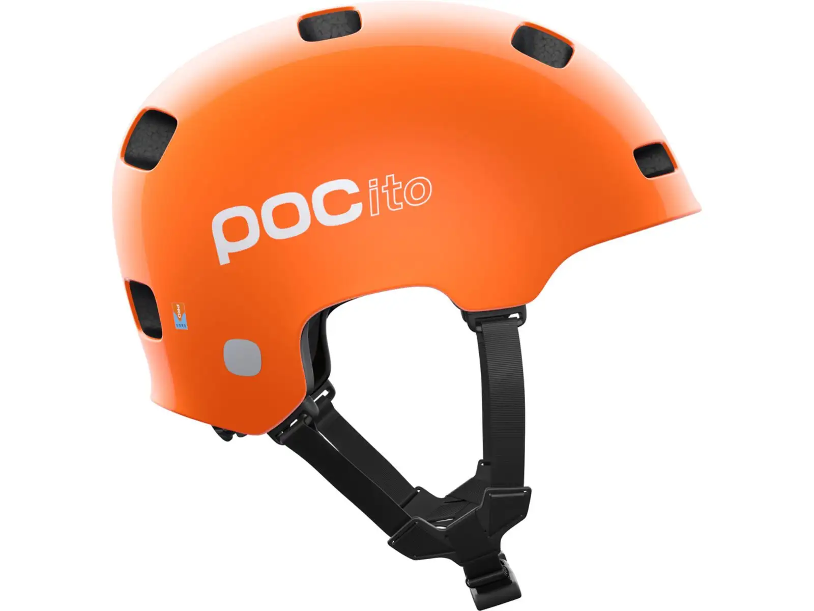 POC POCito Crane MIPS dětská přilba Fluorescent Orange