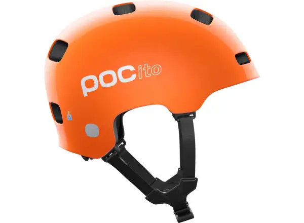 POC POCito Crane MIPS dětská přilba Fluorescent Orange