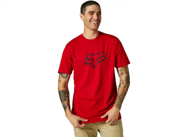 Fox Legacy Head pánské triko krátký rukáv Flame Red