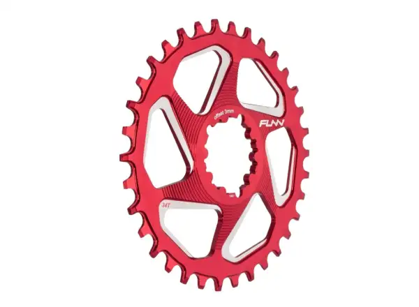 Funn Solo DX NW převodník pro Sram DM 3 mm offset Red 34z