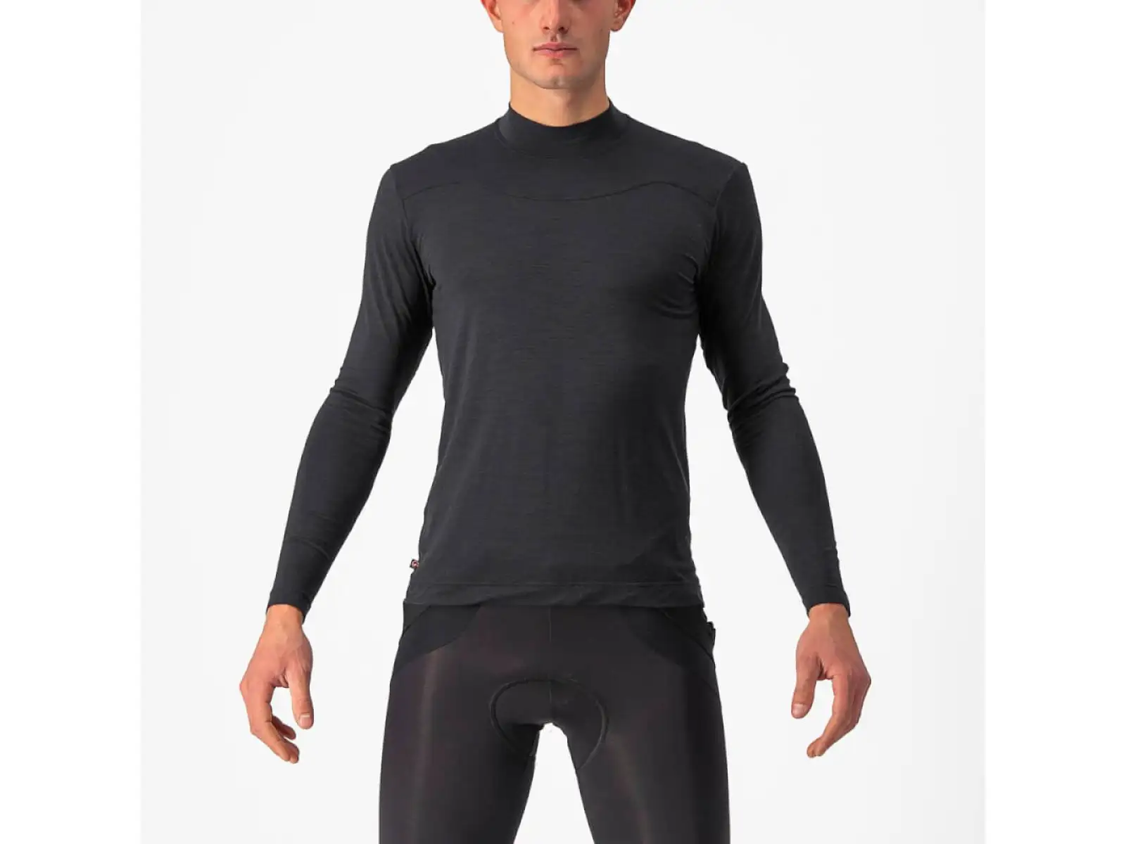 Castelli Bandito Wool Baselayer pánské triko dlouhý rukáv black