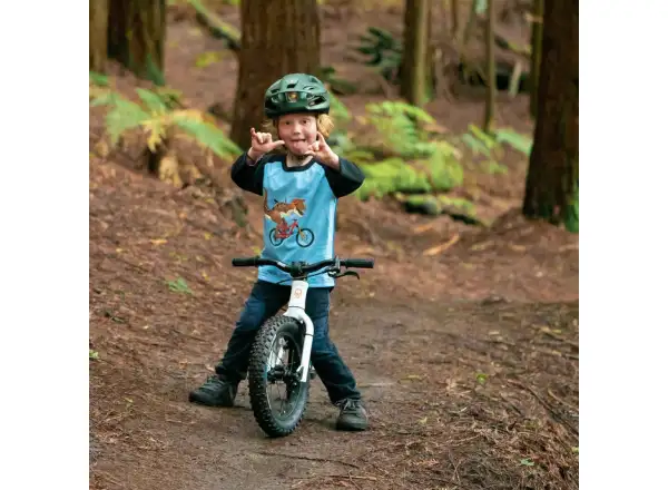 Kids Ride Shotgun Dino Windproof dětský dres dlouhý rukáv
