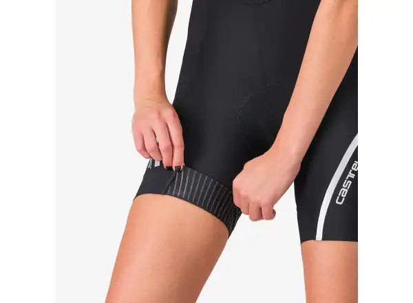 Castelli Velocissima 3 dámské kraťasy s laclem Black/Silver