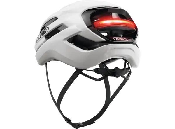 Abus Taipan LED gravel přilba Shiny White