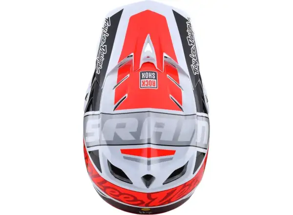 Troy Lee Designs D4 Composit MIPS přilba Team Sram/White/Gloss Red