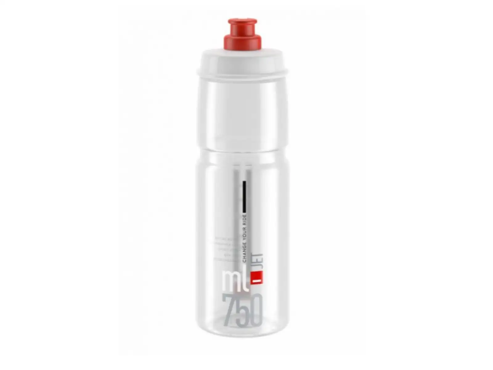 Elite Jet láhev 750 ml clear/red