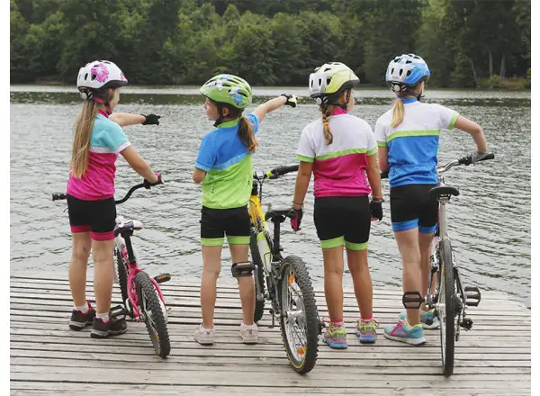 Etape Junior dětské kraťasy černá/růžová