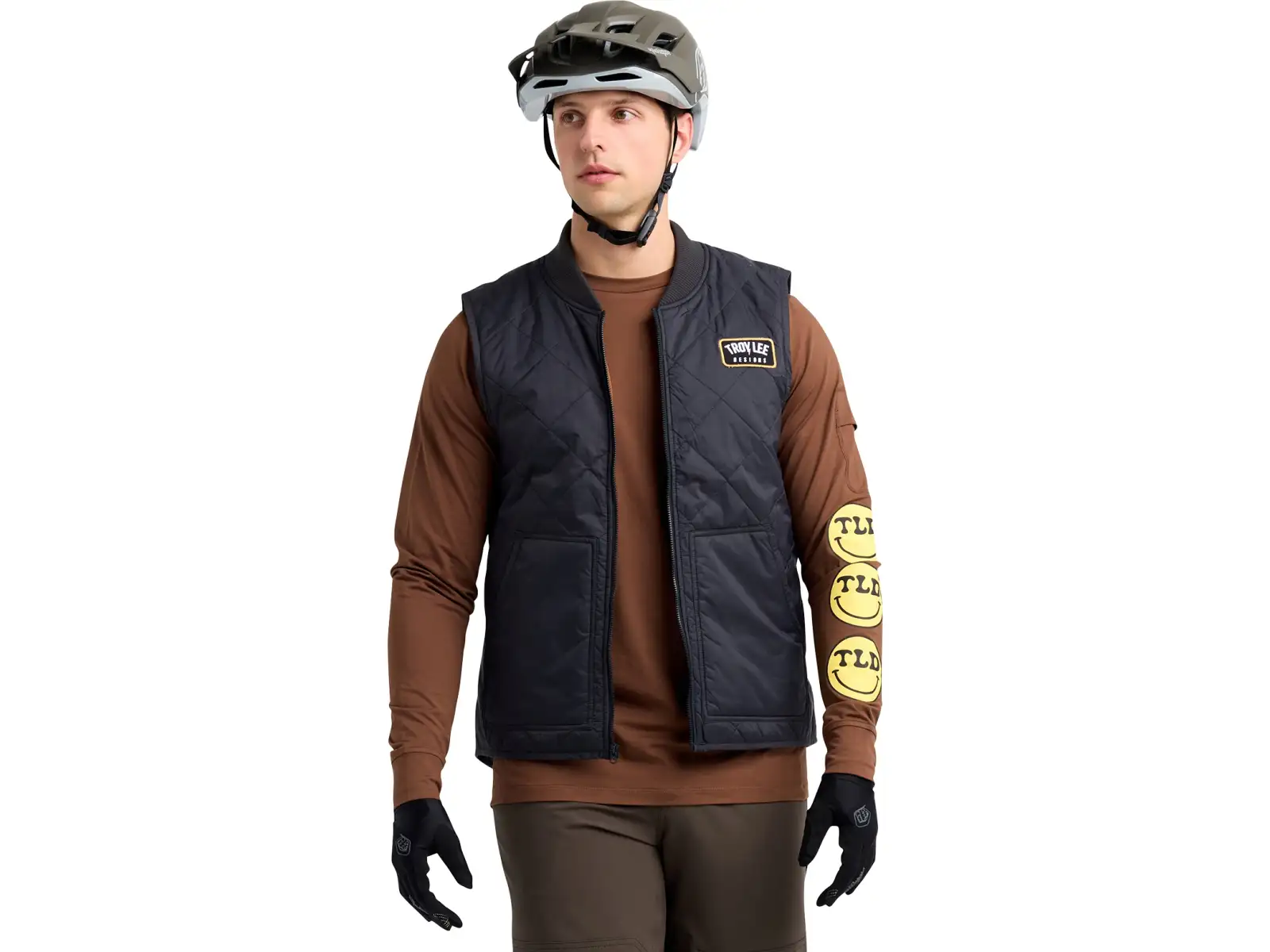 Troy Lee Designs Ruckus Ride Vest pánská vesta Mono Carbon