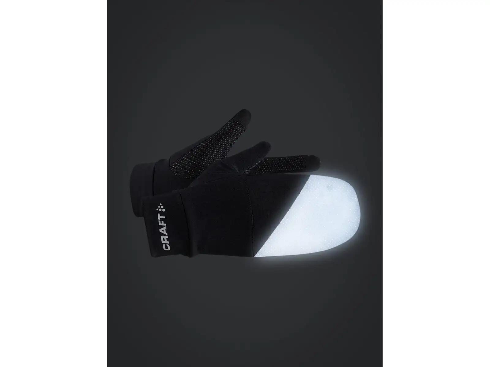 Craft ADV Lumen Hybrid běžecké rukavice černá