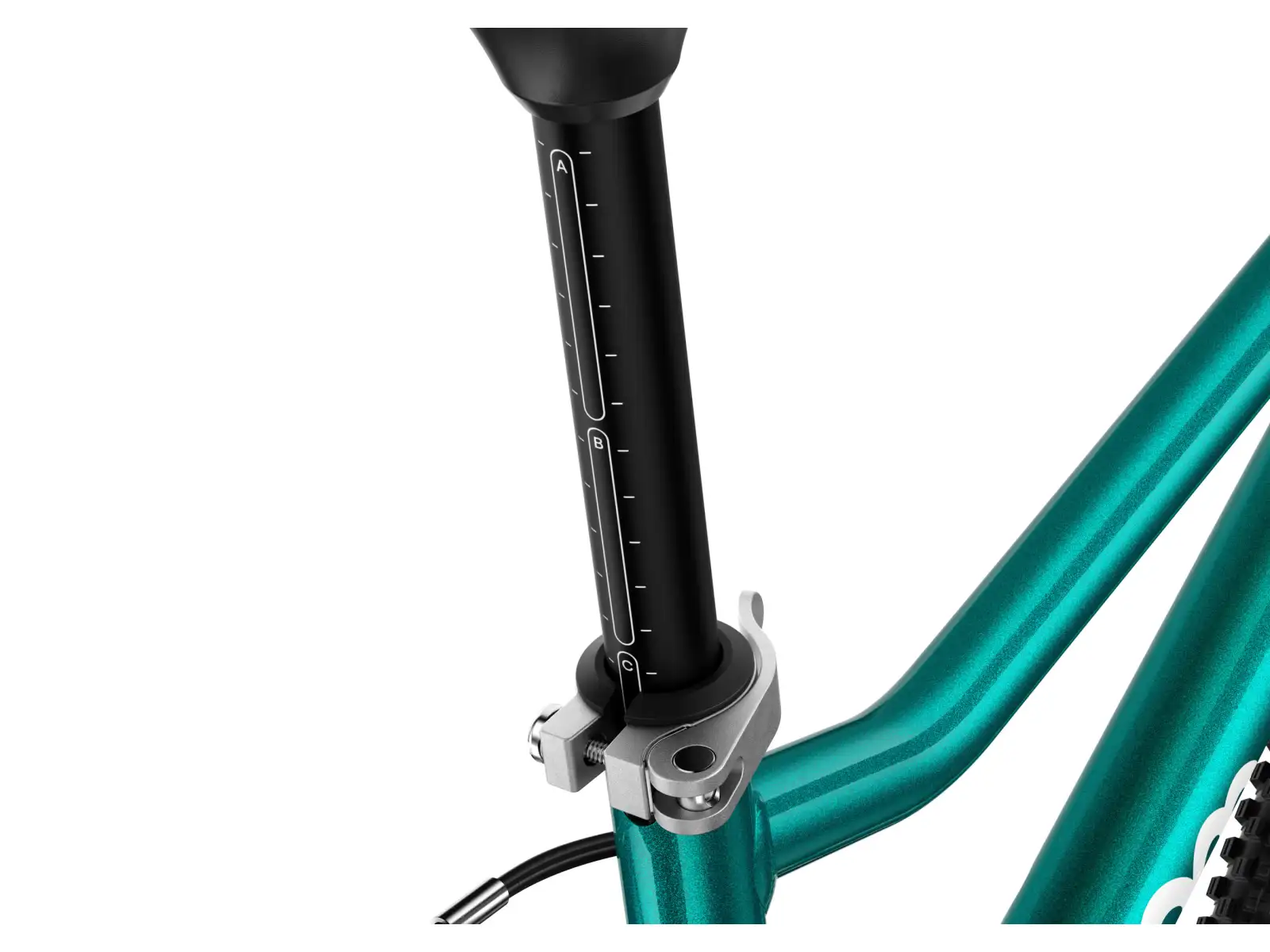 Woom GO 3 Metallic Turquoise 16 dětské kolo